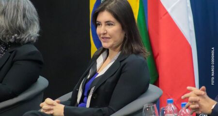 Ministra do Planejamento utilizou as redes sociais para agradecer ao MDB e celebrar a nova casa pol&iacute;tica, consolidando a mudan&ccedil;a de domic&iacute;lio eleitoral para as pr&oacute;ximas elei&ccedil;&otilde;es