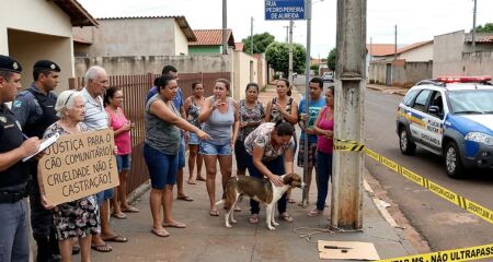 Suspeito fugiu ap&oacute;s cometer o crime