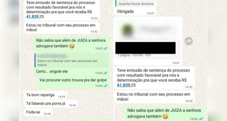 V&iacute;tima desconfiou de abordagem e confrontou criminoso