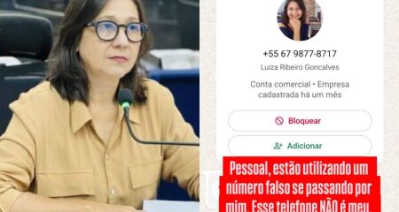 Bandidos usam telefone de vereadora para tentar aplicar golpes em Campo Grande