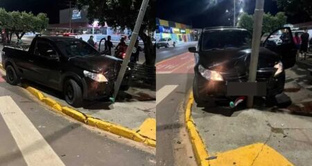 Ve&iacute;culo invadiu o canteiro central de avenida; airbag do carro n&atilde;o foi acionado