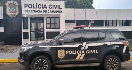 O homem foi preso e encaminhado para a Delegacia de Camapu&atilde; 