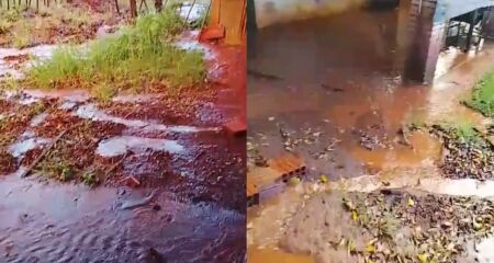 Chuva deixa popula&ccedil;&atilde;o do bairro ilhada e mergulhada em lama dentro de casa