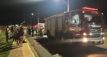 Motociclista ferido em acidente grave permanece em estado cr&iacute;tico em Nova Andradina