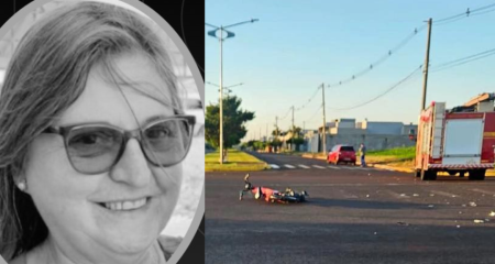 Gelda Ana foi atingida por carro quando pilotava bicicleta