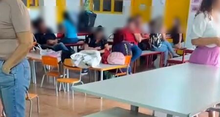 Os estudantes n&atilde;o foram agredidos diretamente pelo professor 