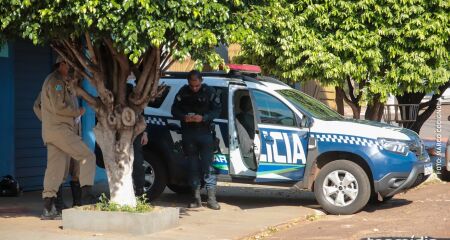 A mulher tamb&eacute;m foi agredida pelo filho durante a discuss&atilde;o 