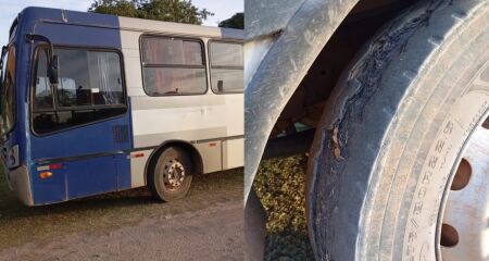 Segundo pais de estudantes, o &ocirc;nibus j&aacute; teria tido problemas mec&acirc;nicos e pneus estourados em plena BR