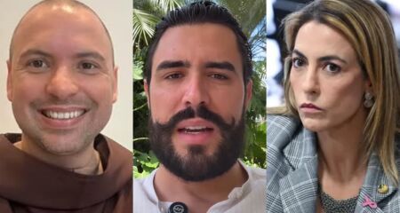 Influencer criticou fala de Soraya a frei 