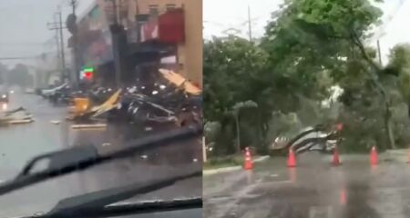 Chuva deixou rastro de destrui&ccedil;&atilde;o 