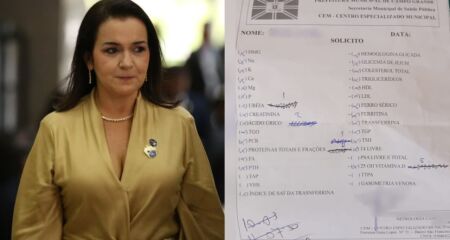 Pedido de exame traz anota&ccedil;&otilde;es de corroboram relato 