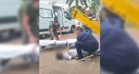 V&iacute;tima realizava trabalho de pintura em um com&eacute;rcio &agrave;s margens da MS-157 quando sofreu a queda