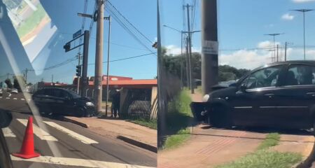 Acidente ocorreu em frente ao Comando Militar do Oeste