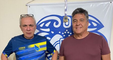Coronel Sidinei e Paulo Cangussu, candidatos a Presidente e Vice do R&aacute;dio Clube