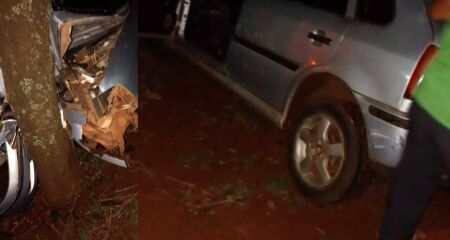 O motorista que vinha no sentido Itapor&atilde;/Dourados perdeu o controle da dire&ccedil;&atilde;o