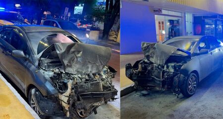 Ele chegou a tentar fugir a p&eacute;, mas acabou sendo preso em flagrante 
