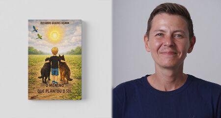 Obra "O menino que plantou o sol" aborda o cuidado com o espa&ccedil;o urbano e conta com ilustra&ccedil;&otilde;es da esposa do autor