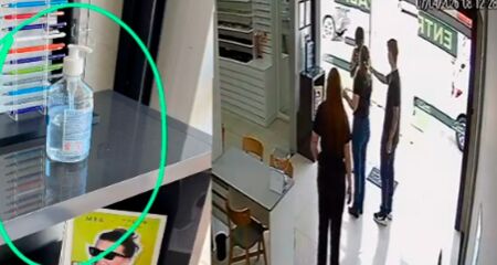 A cena assutiu os funcion&aacute;rios do estabelecimento