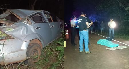 O acidente aconteceu na noite de ontem