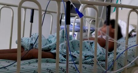O pequeno Lucas Diogo est&aacute; com um quadro grave de encefalite viral