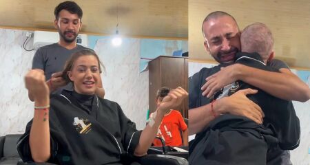 O cabeleireiro Caio Acosta transformou um corte em ato humanit&aacute;rio com cliente em tratamento de c&acirc;ncer 