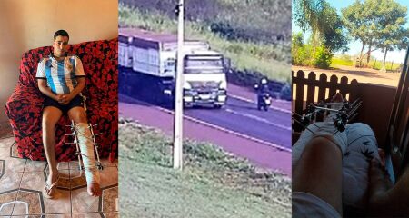 Homem seguia para o trabalho quando pe&ccedil;a de caminh&atilde;o se soltou e o atingiu na BR-262