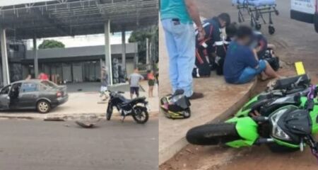 A v&iacute;tima precisou ser transferida com urg&ecirc;ncia para Campo Grande 