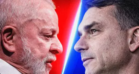 Pesquisa Meio/Ideia divulgada nesta quinta (28) mostra Lula &agrave; frente de Fl&aacute;vio e liderando cen&aacute;rios de 1&ordm; e 2&ordm; turno