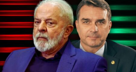 Lula (PT) tem 40% das inten&ccedil;&otilde;es de voto para primeiro turno, contra 35% de Fl&aacute;vio Bolsonaro (PL), que vem logo ap&oacute;s
