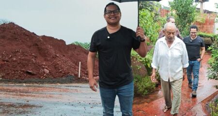 Vereador celebrou conquista com moradores 