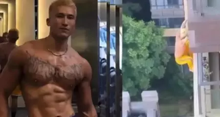 O personal teria tentado evitar flagrante ao se pendurar na parte externa de apartamento