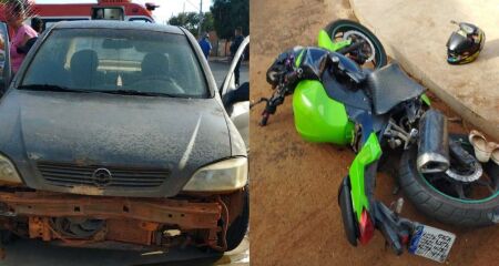 A v&iacute;tima foi socorrida em estado grave e transferida para Santa Casa de Campo Grande