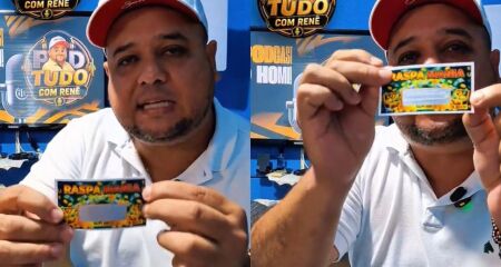 Ren&ecirc; S&eacute;rgio (PSDB) chegou a ganhar R$ 500 em uma das raspadinhas 