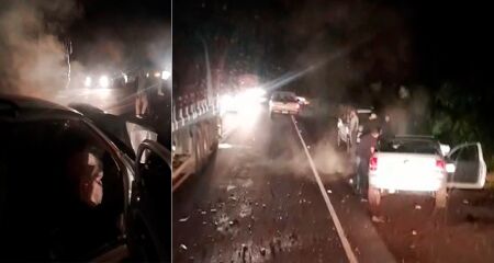 O acidente aconteceu entre o distrito de Culturama e o munic&iacute;pio, na rodovia MS-276 