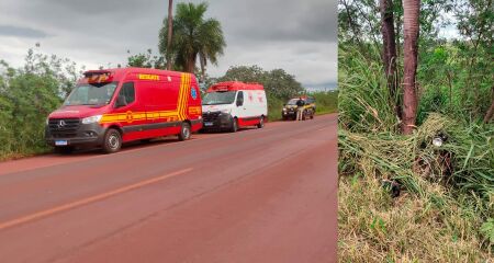 A v&iacute;tima teria perdido o controle de dire&ccedil;&atilde;o e sa&iacute;do da pista