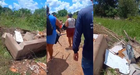 Moradias com estrutura prec&aacute;ria foram destru&iacute;das e &aacute;rea segue abandonada 