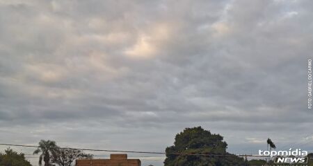 O dia deve seguir com muitas nuvens em Campo Grande 