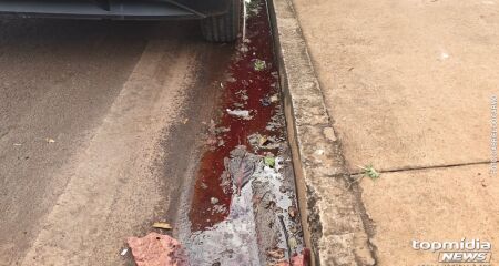 Cruzamento amanhece coberto de sangue ap&oacute;s acidente fatal com ciclista na Bandeirantes (v&iacute;deo)