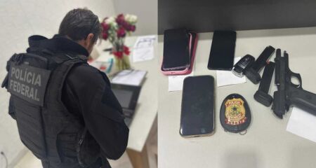 Foram cumpridos 10 mandados de busca e apreens&atilde;o e 1 mandado de pris&atilde;o preventiva