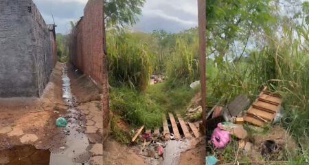 Matagal indigna moradora por descaso da prefeitura 