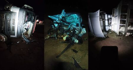 O motorista contou que o condutor do carro estava trafegando em zigue-zague pela rodovia