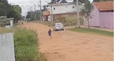 A menina voltava da escola e assustou-se com a a&ccedil;&atilde;o do suspeito, momento em que saiu correndo e pedindo socorro