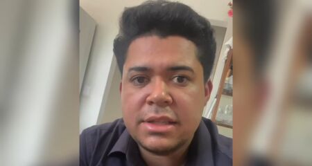 Gabriel Sena n&atilde;o pensou duas vezes e dirigiu at&eacute; o hospital mais pr&oacute;ximo