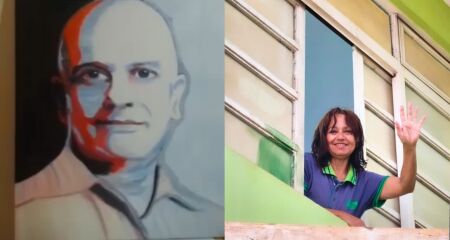 Gilsa Netto resolveu investir em um sonho da inf&acirc;ncia e descobriu uma nova oportunidade de trabalho; arte &eacute; exibida em escola de Campo Grande