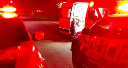 A v&iacute;tima estava na varanda de uma resid&ecirc;ncia na companhia do poss&iacute;vel autor dos disparos