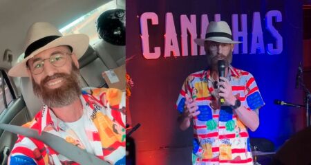 Diagnosticado com c&acirc;ncer de est&ocirc;mago, Tiago Martins Pitthan fez uma festa para celebrar e comemorar a vida com amigos 