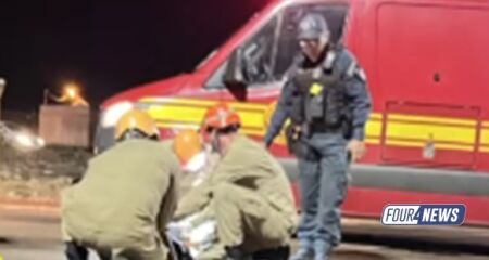 V&iacute;tima em estado grave foi intubada e transferida em vaga zero para a Campo Grande