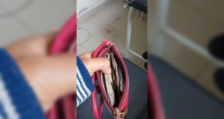 Bolseta tem quantia em dinheiro 