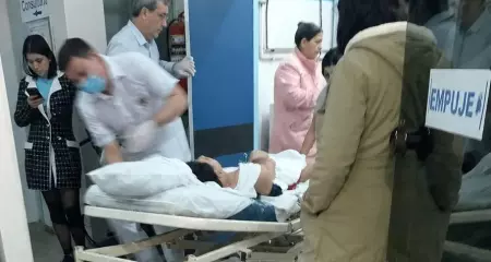Ferimentos foram no bra&ccedil;o e perna esquerda 