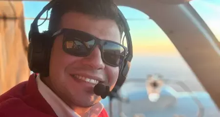 Outros dois pilotos estavam com Gabriel Maloni no avião